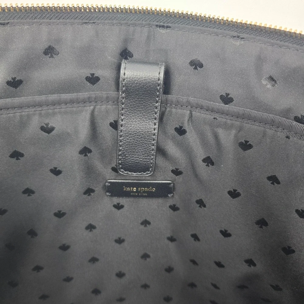 Kate Spade Daveney Blake Avenue Black Nylon Laptop Bag Briefcase Crossbody
